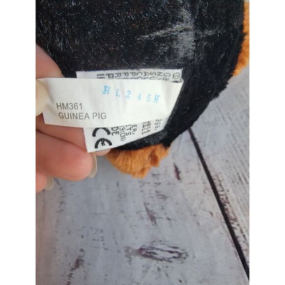 Ganz Webkinz Guinea Pig HM361 No Code Black Brown White Plush Stuffed Animal - Picture 6 of 8